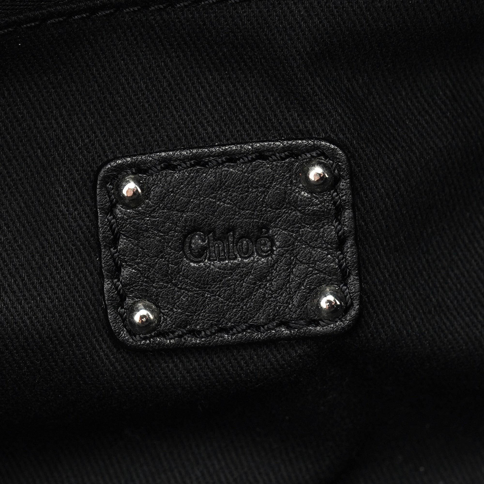 Black Leather Paddington Boston Bag