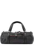 Black Leather Paddington Boston Bag