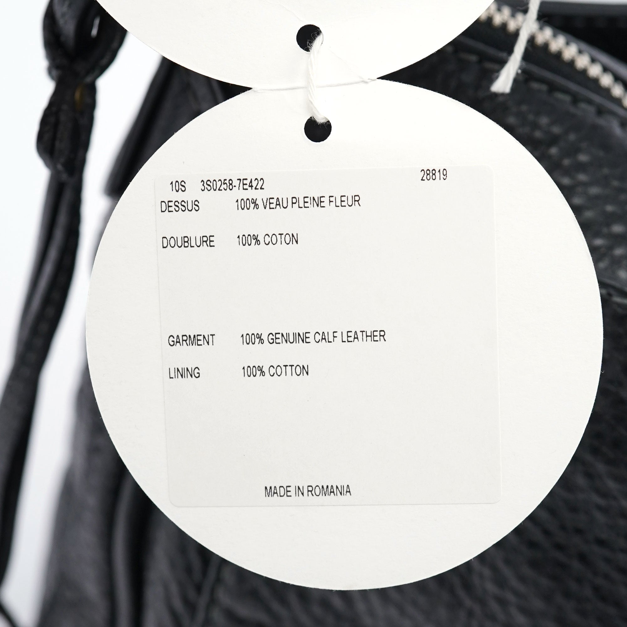 Black Leather Paddington Shoulder Bag