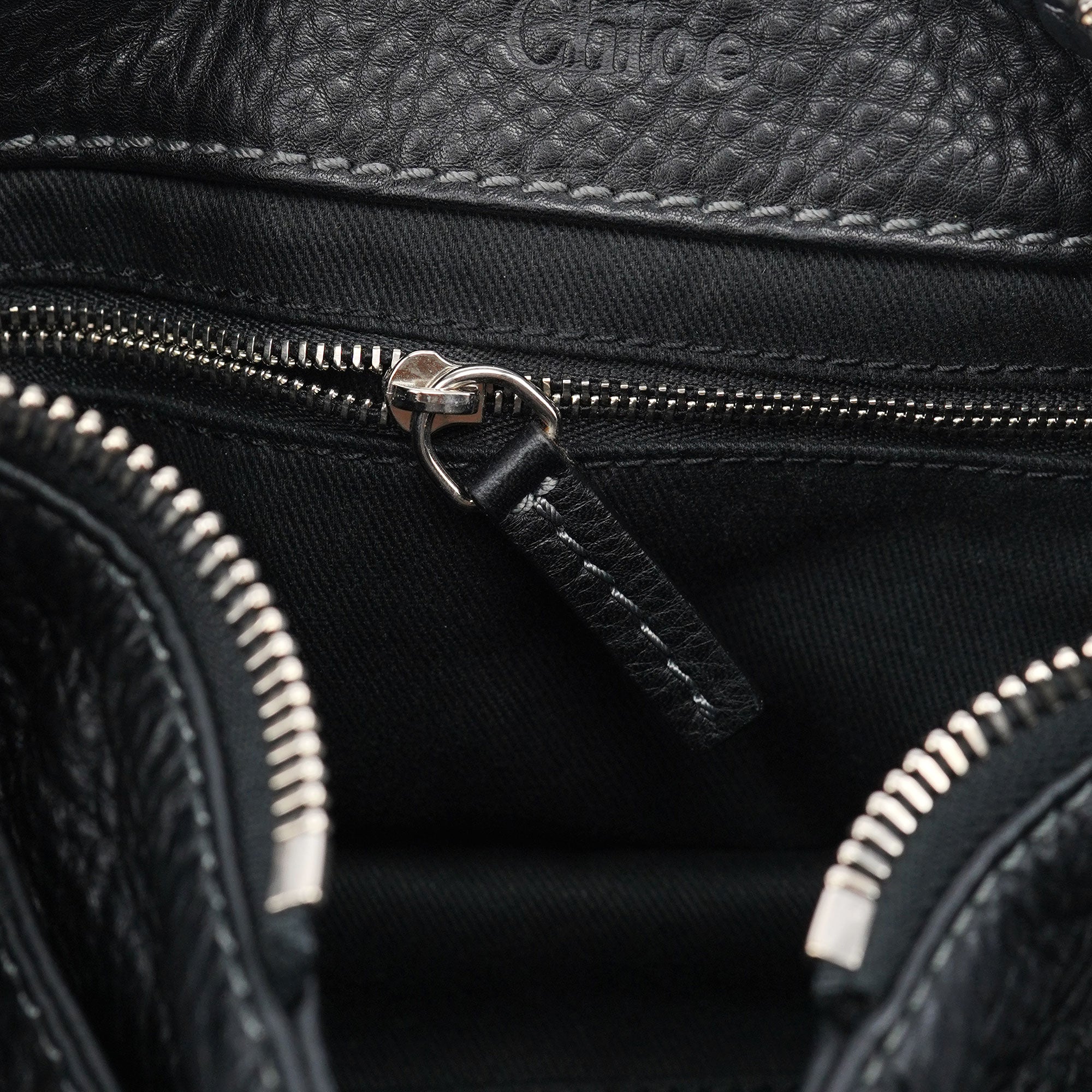 Black Leather Paddington Shoulder Bag
