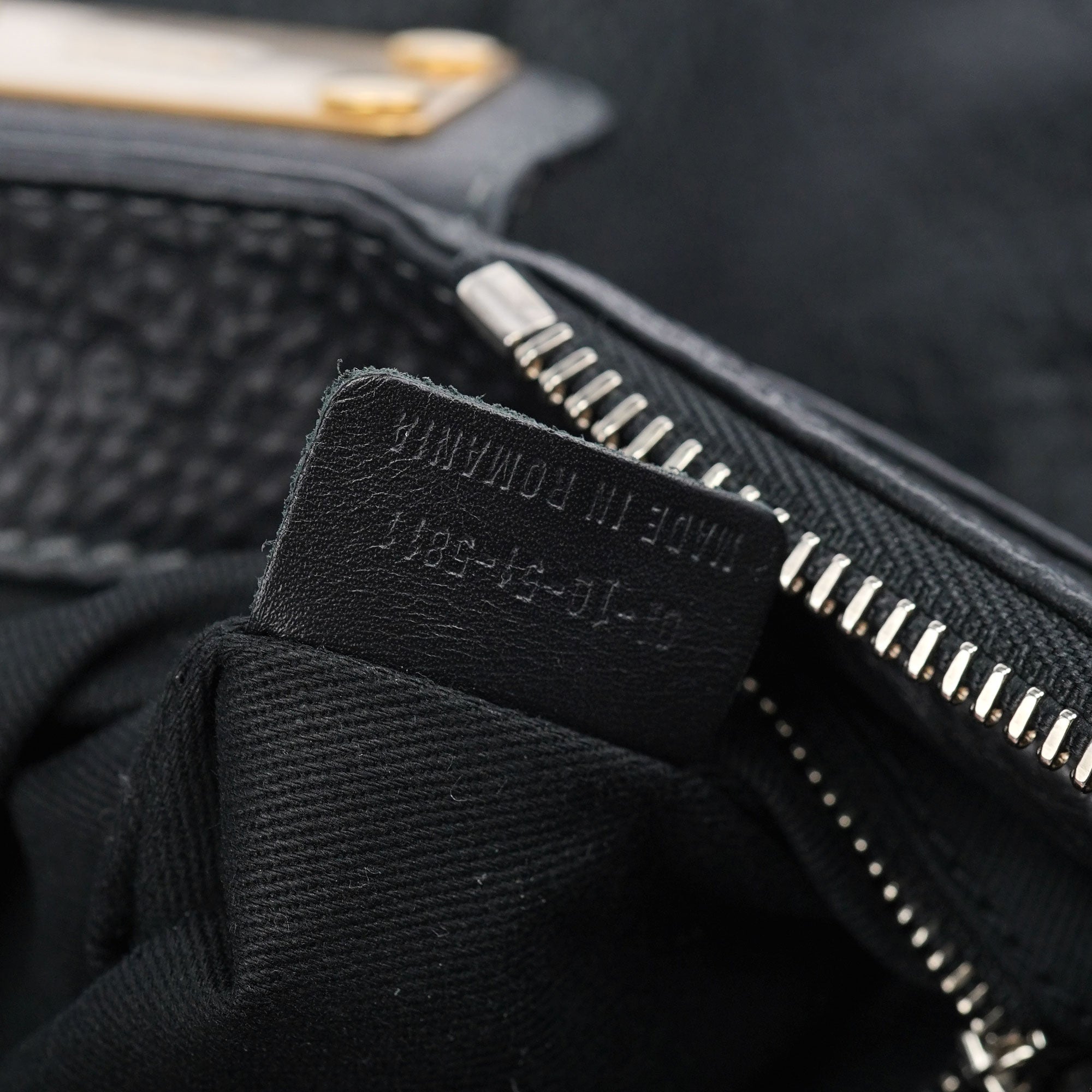 Black Leather Paddington Shoulder Bag