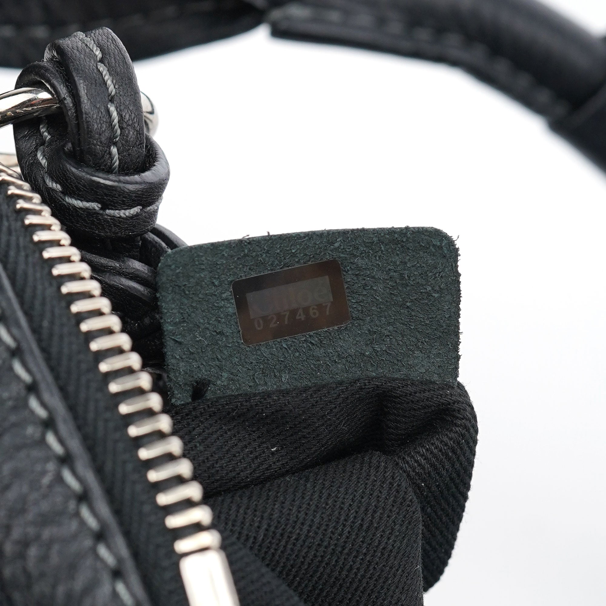 Black Leather Paddington Shoulder Bag