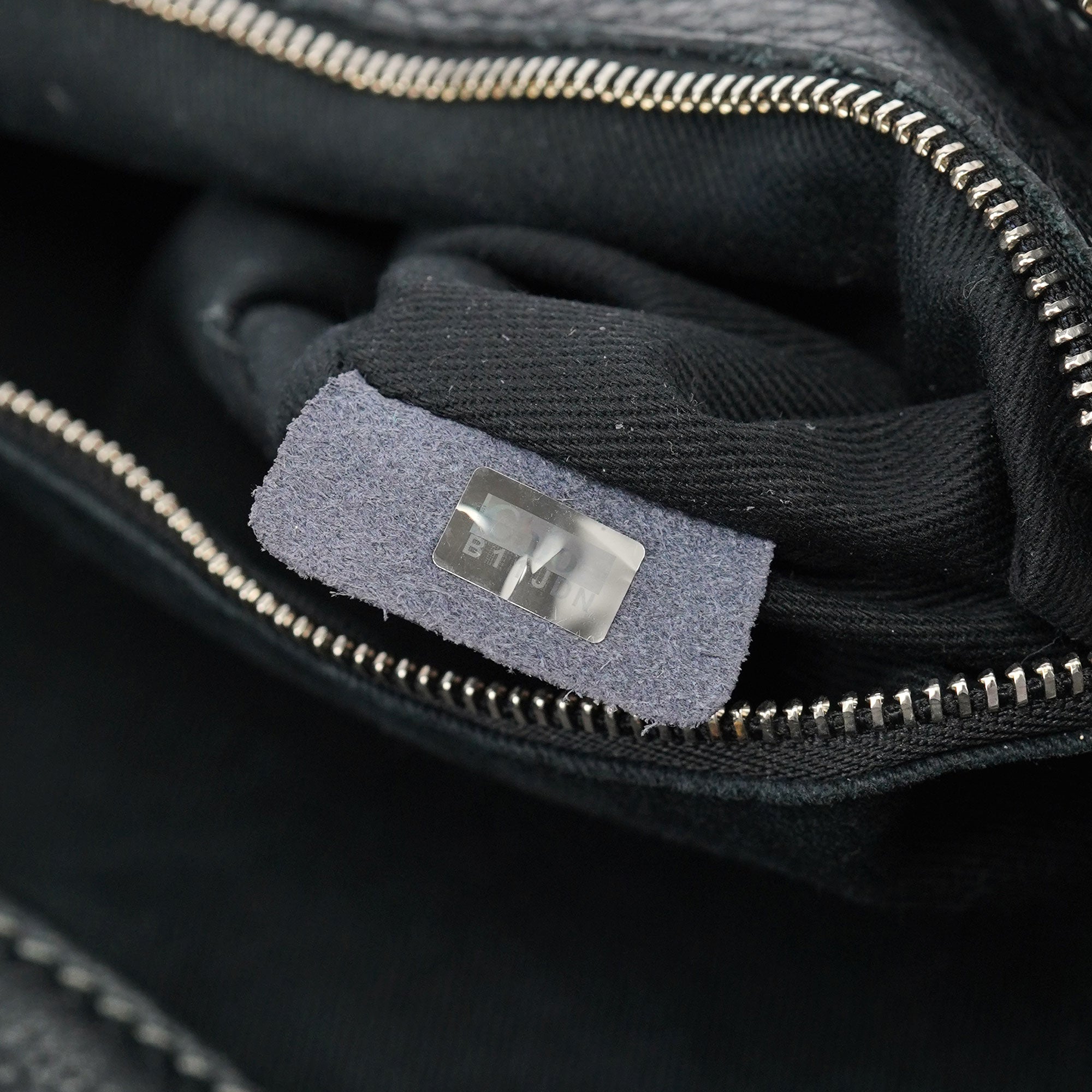 Black Leather Paddington Shoulder Bag
