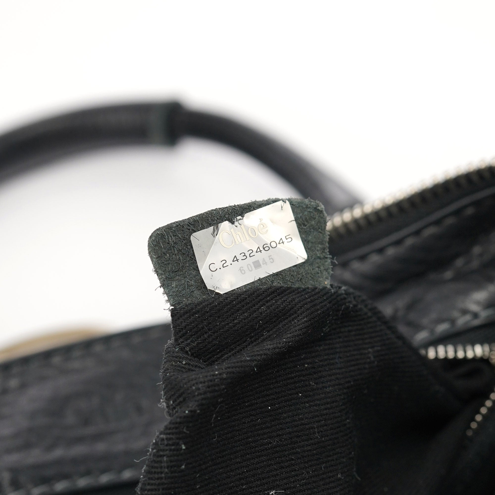 Black Leather Paddington Shoulder Bag