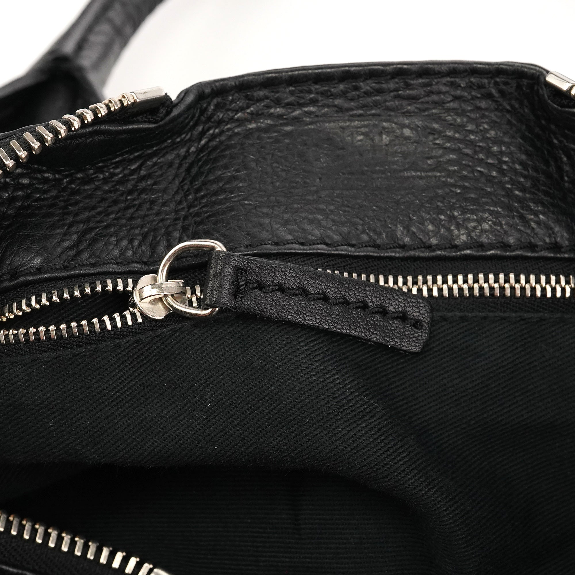 Black Leather Paddington Shoulder Bag