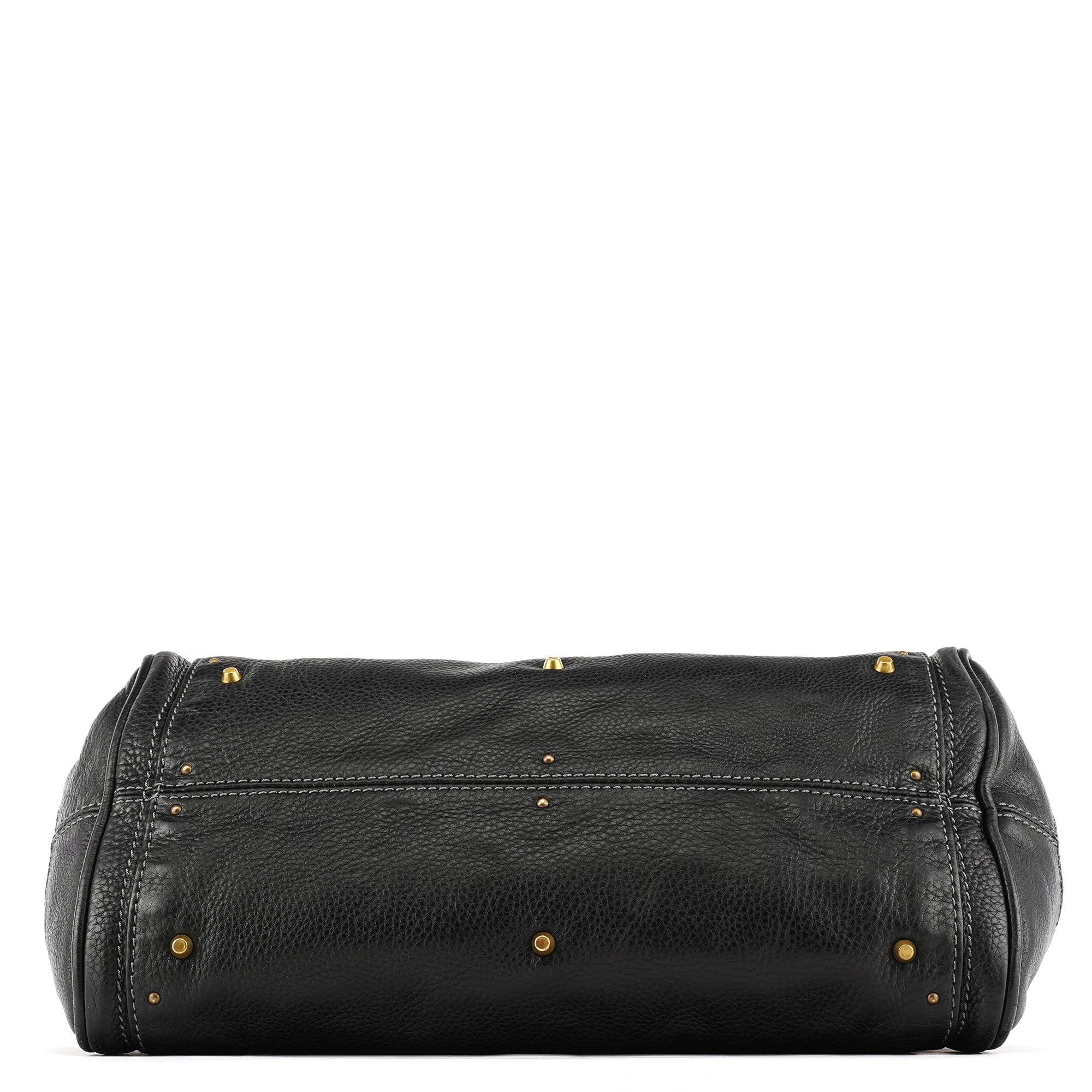 Black Leather Paddington Shoulder Bag