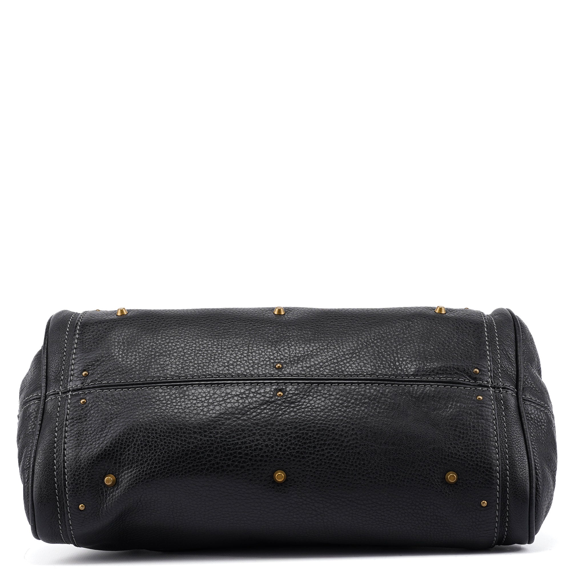 Black Leather Paddington Shoulder Bag