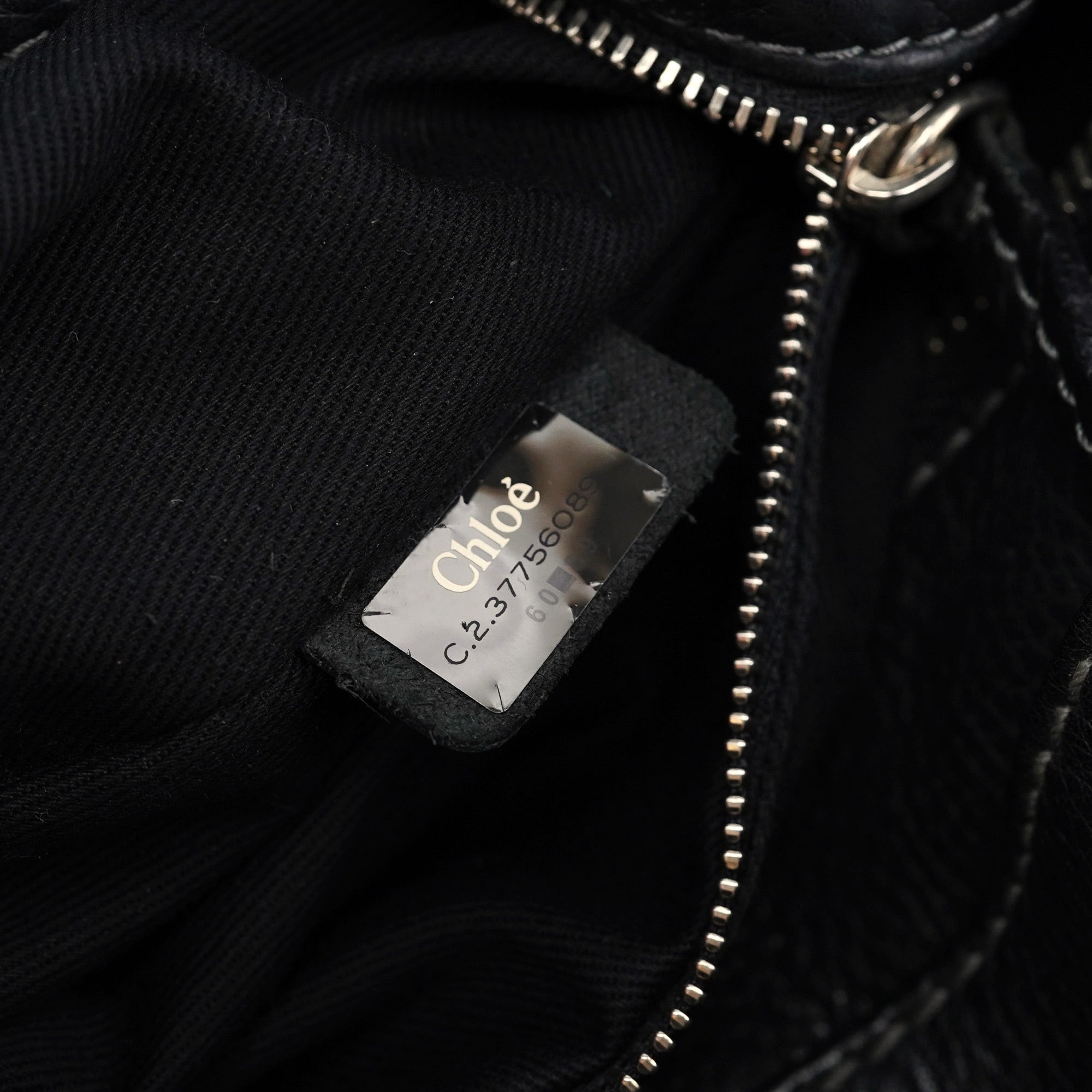 Black Leather Paddington Shoulder Bag