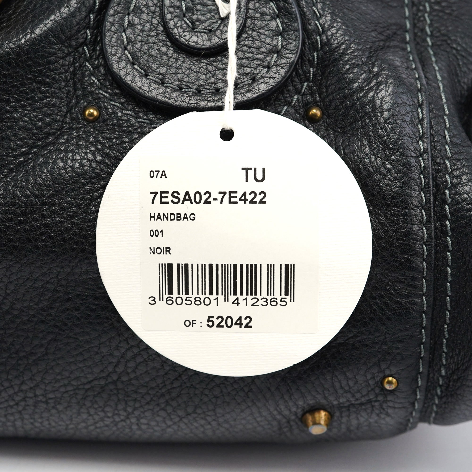 Black Leather Paddington Shoulder Bag