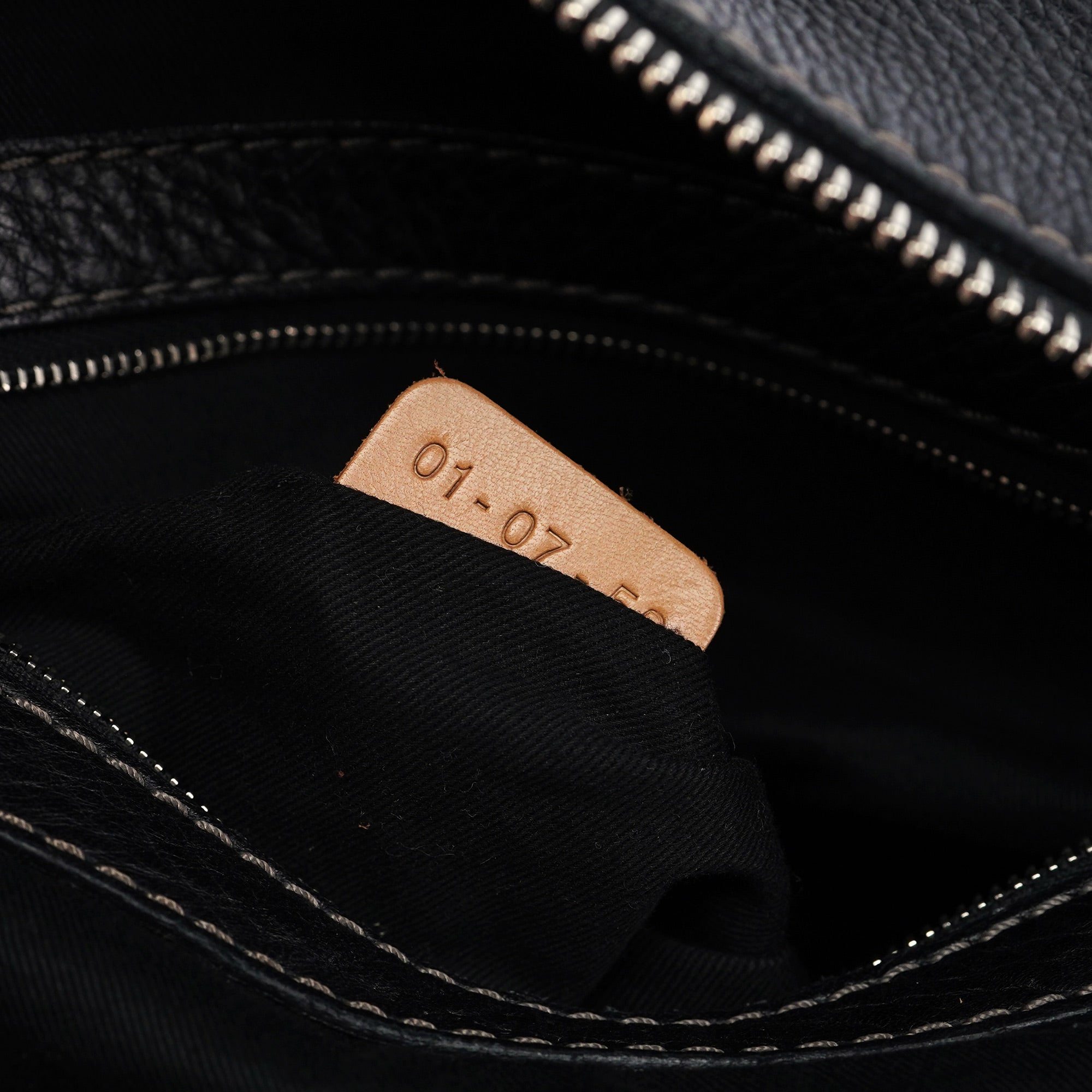 Black Leather Paddington Shoulder Bag