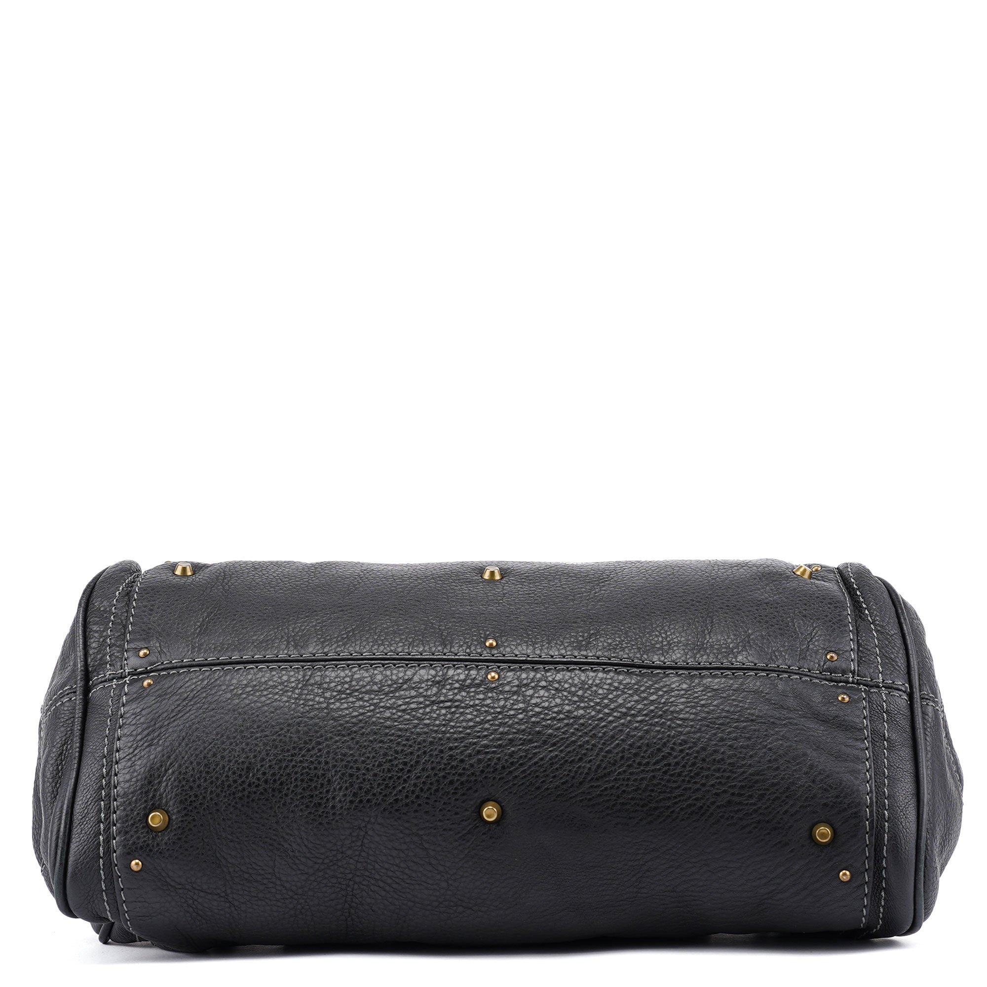 Black Leather Paddington Shoulder Bag