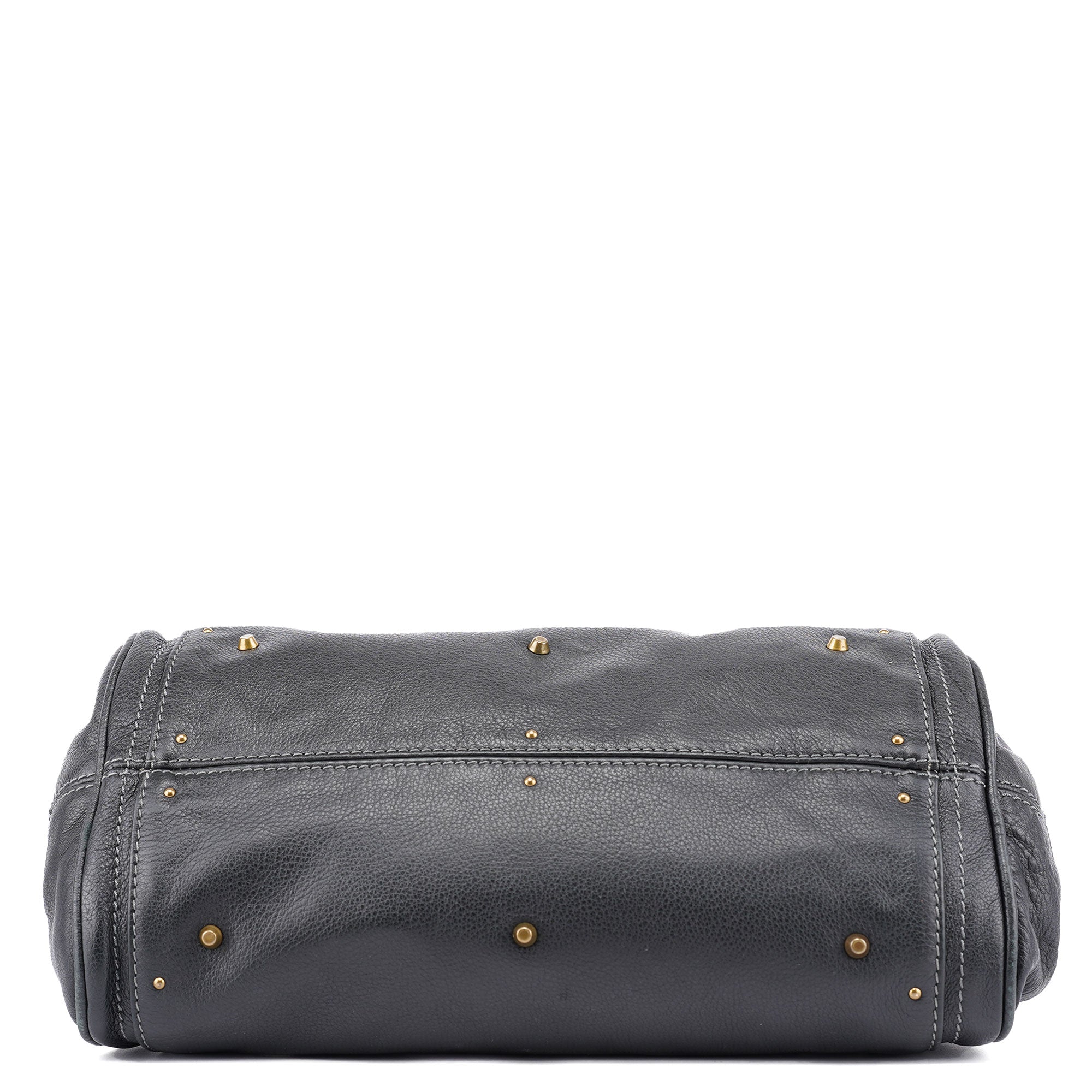 Black Leather Paddington Shoulder Bag