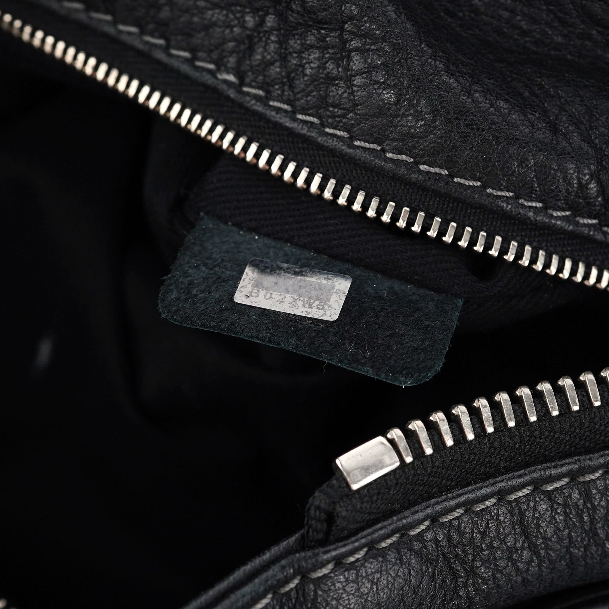 Black Leather Paddington Shoulder Bag
