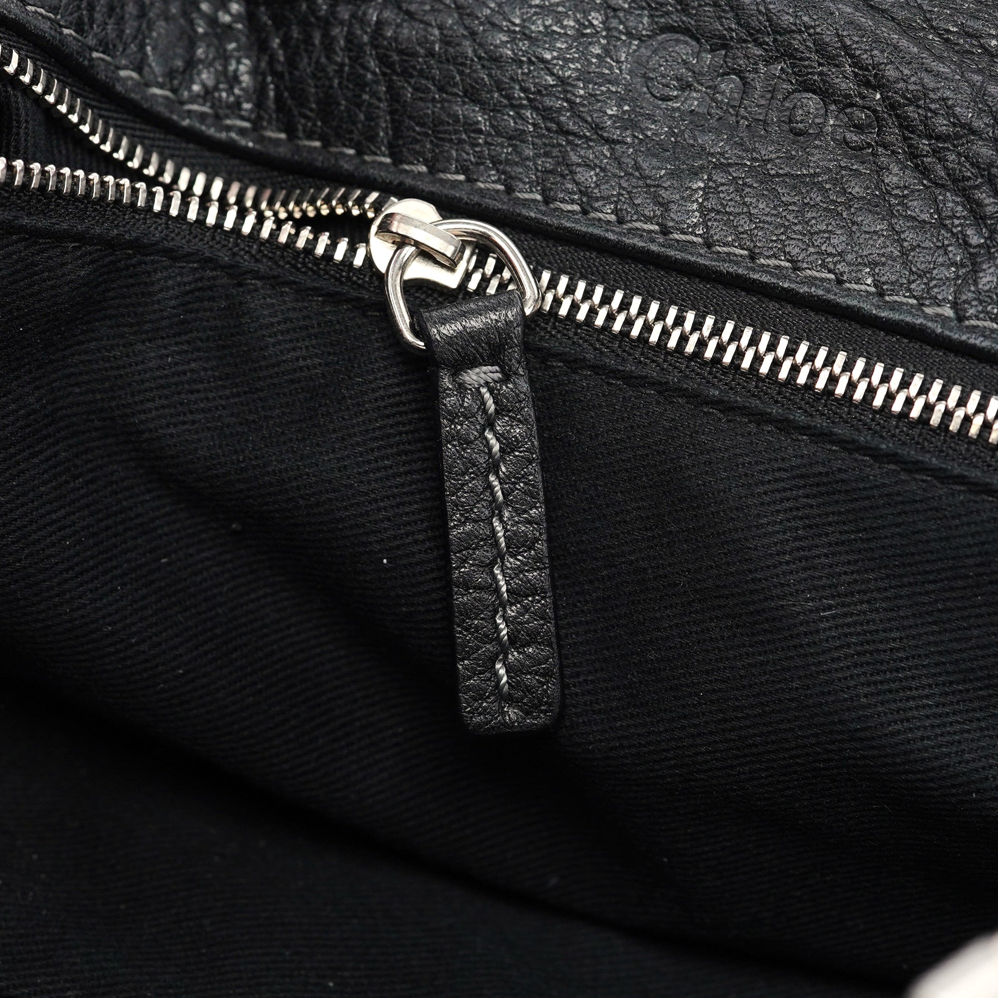 Black Leather Paddington Shoulder Bag