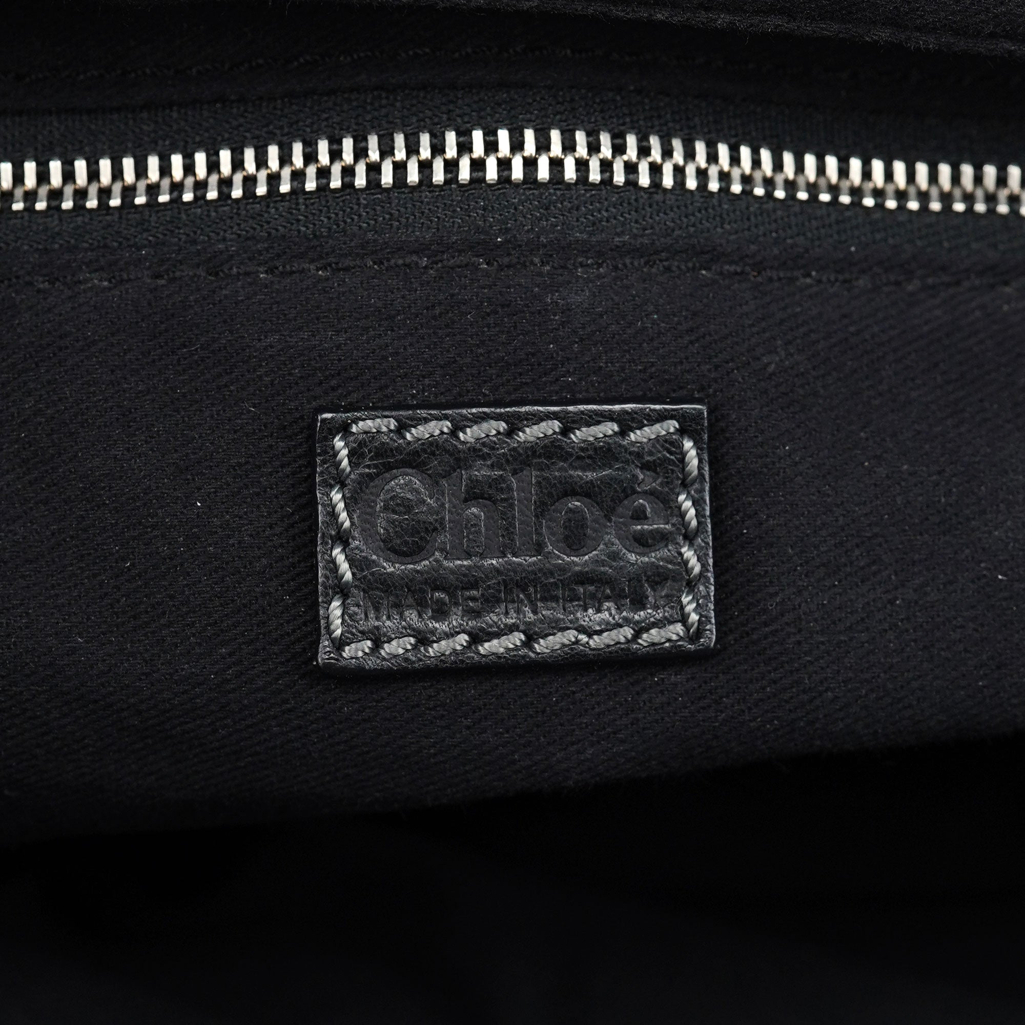 Black Leather Paddington Shoulder Bag