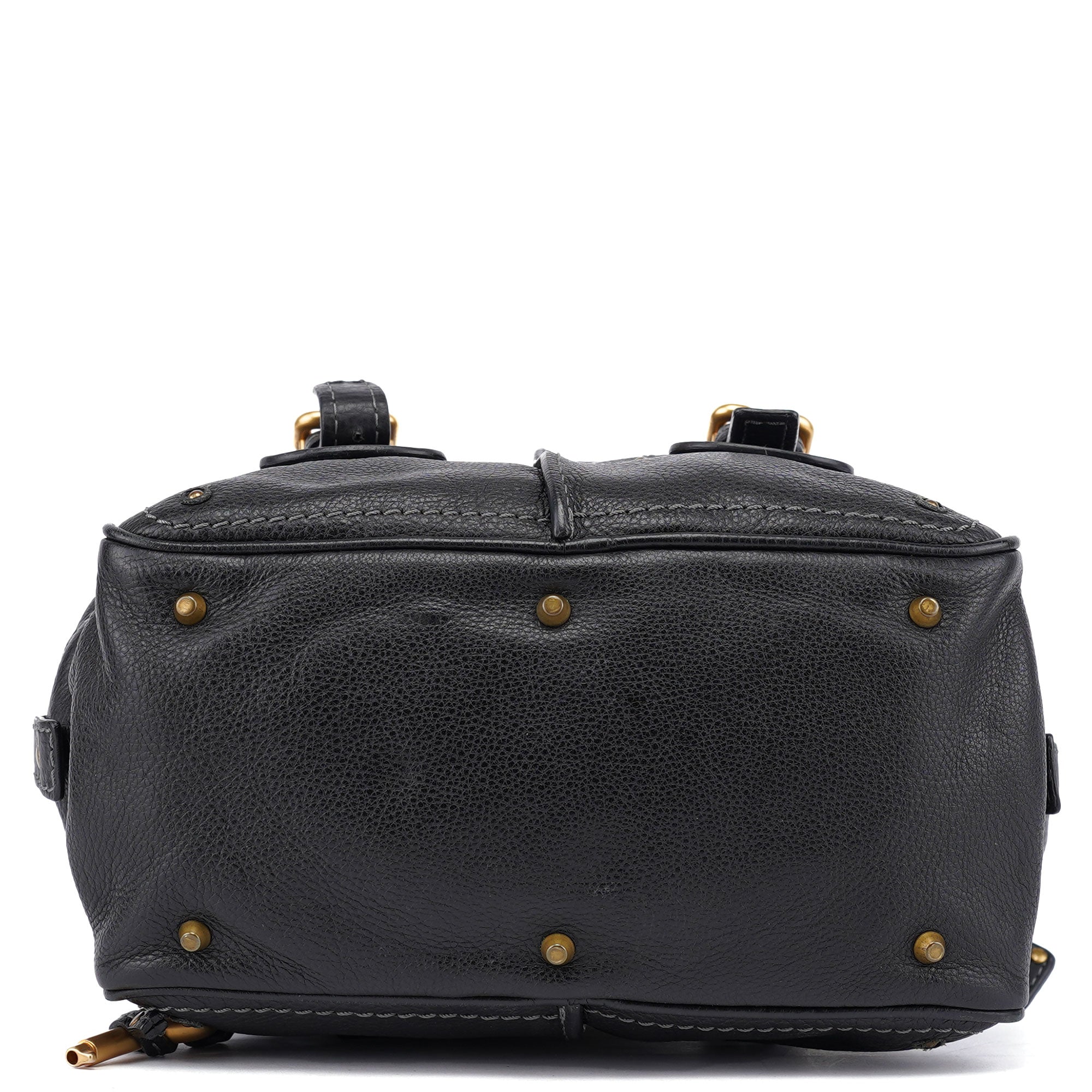 Black Leather Paddington Shoulder Bag