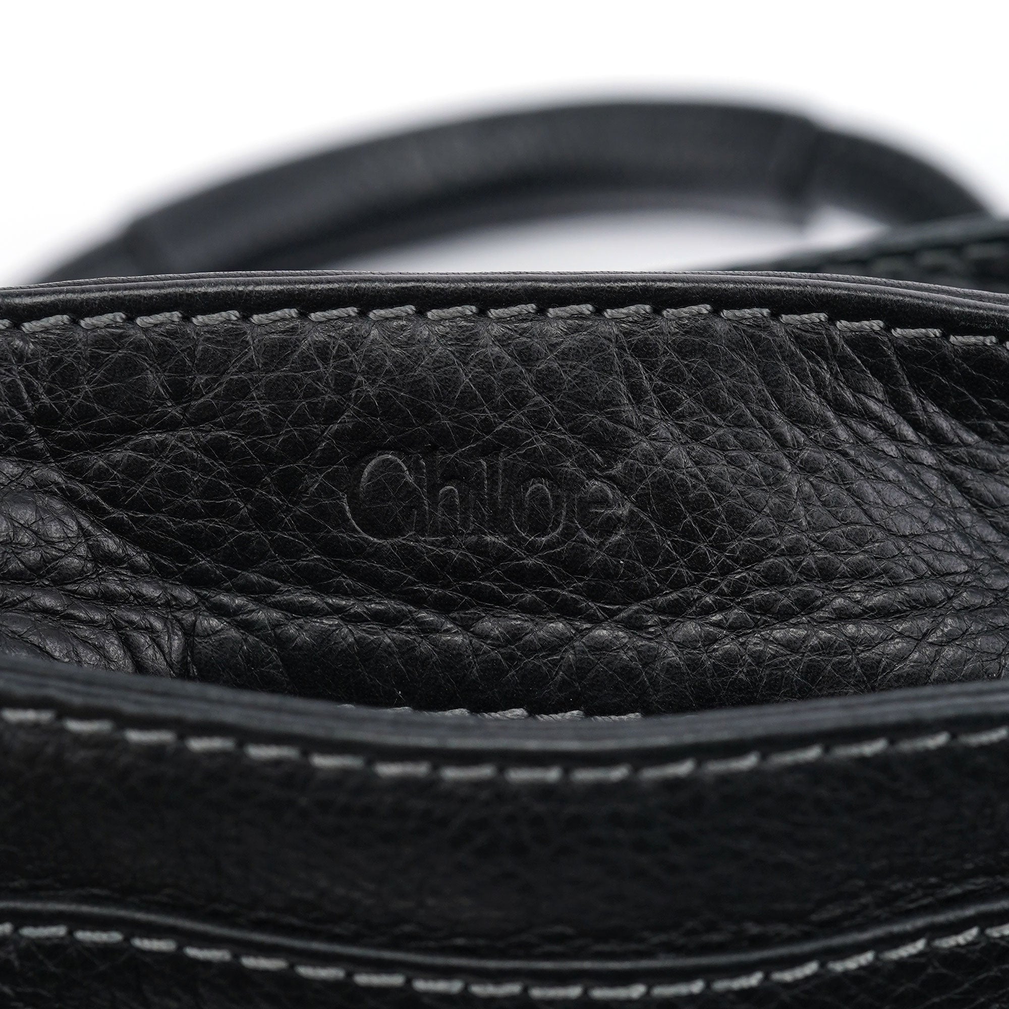 Black Leather Paddington Tote Bag