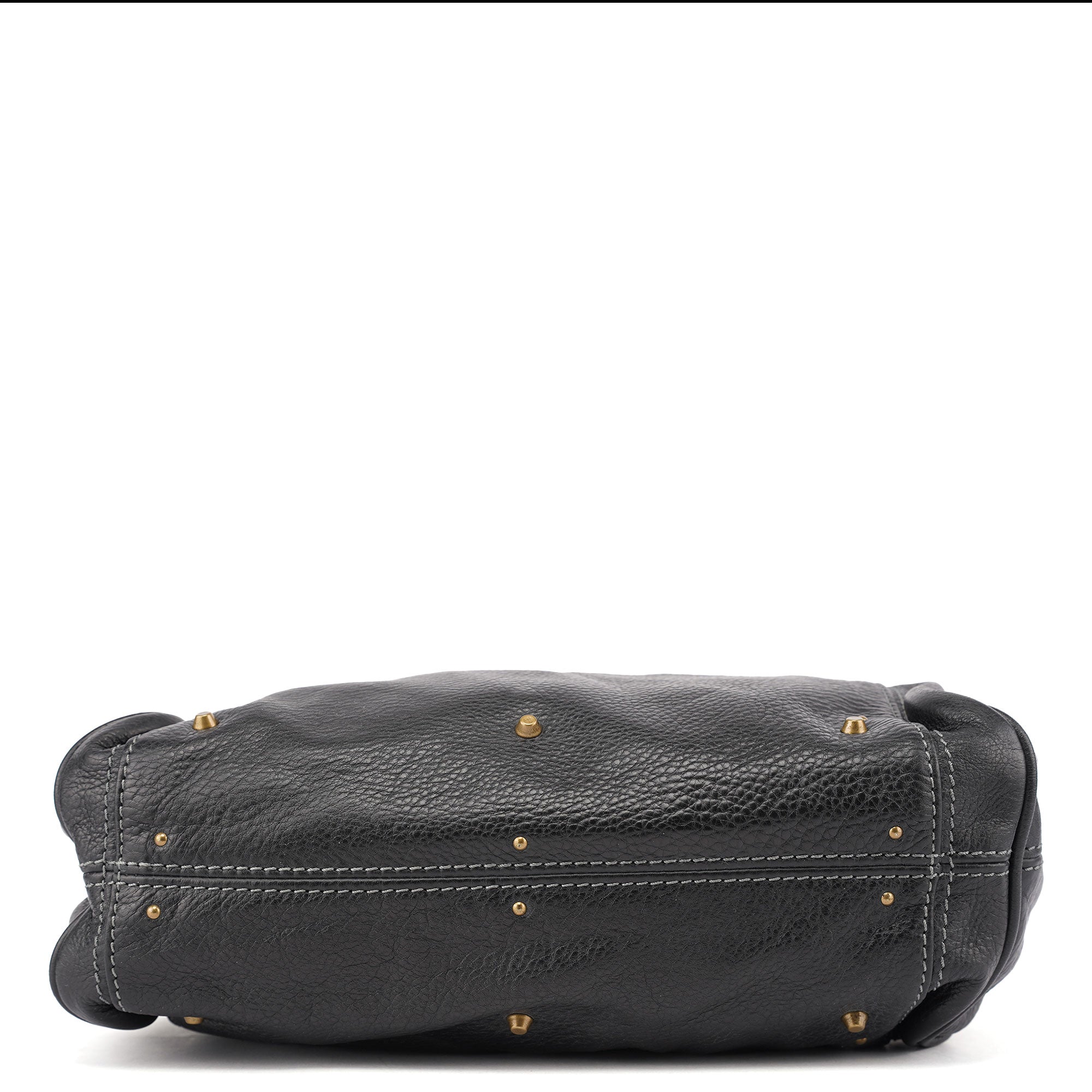 Black Leather Paddington Tote Bag
