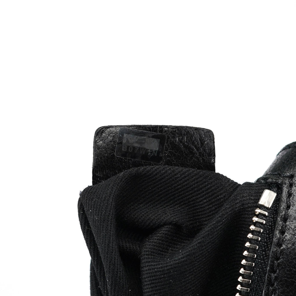 Black Leather Paddington Tote Bag