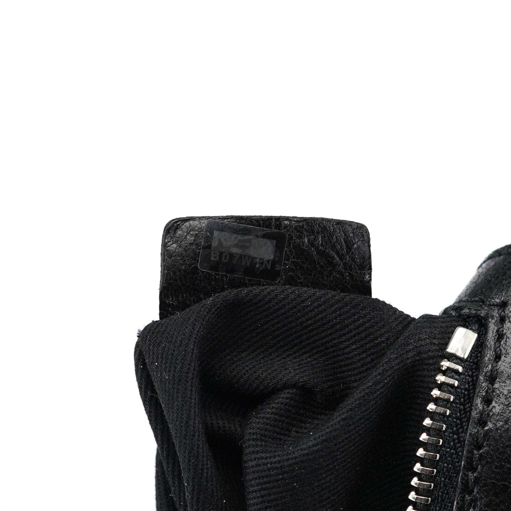 Black Leather Paddington Tote Bag
