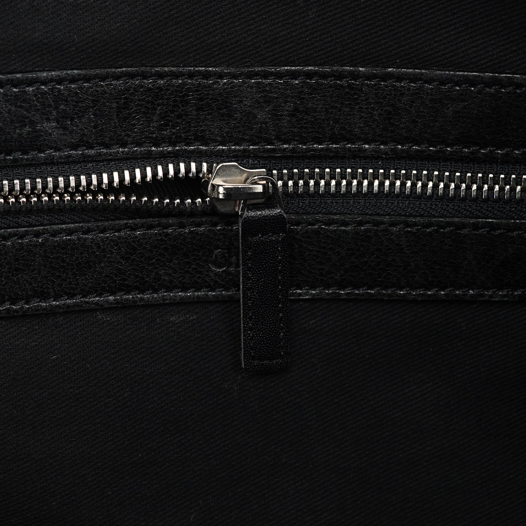 Black Leather Paddington Tote Bag