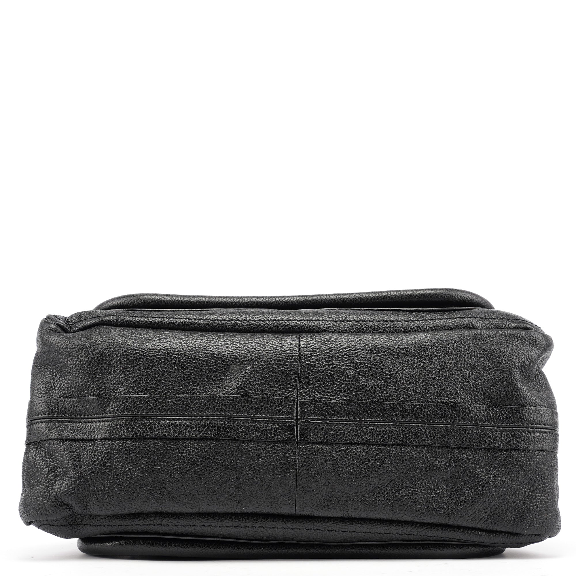 Black Leather Paraty 2-Way Bag