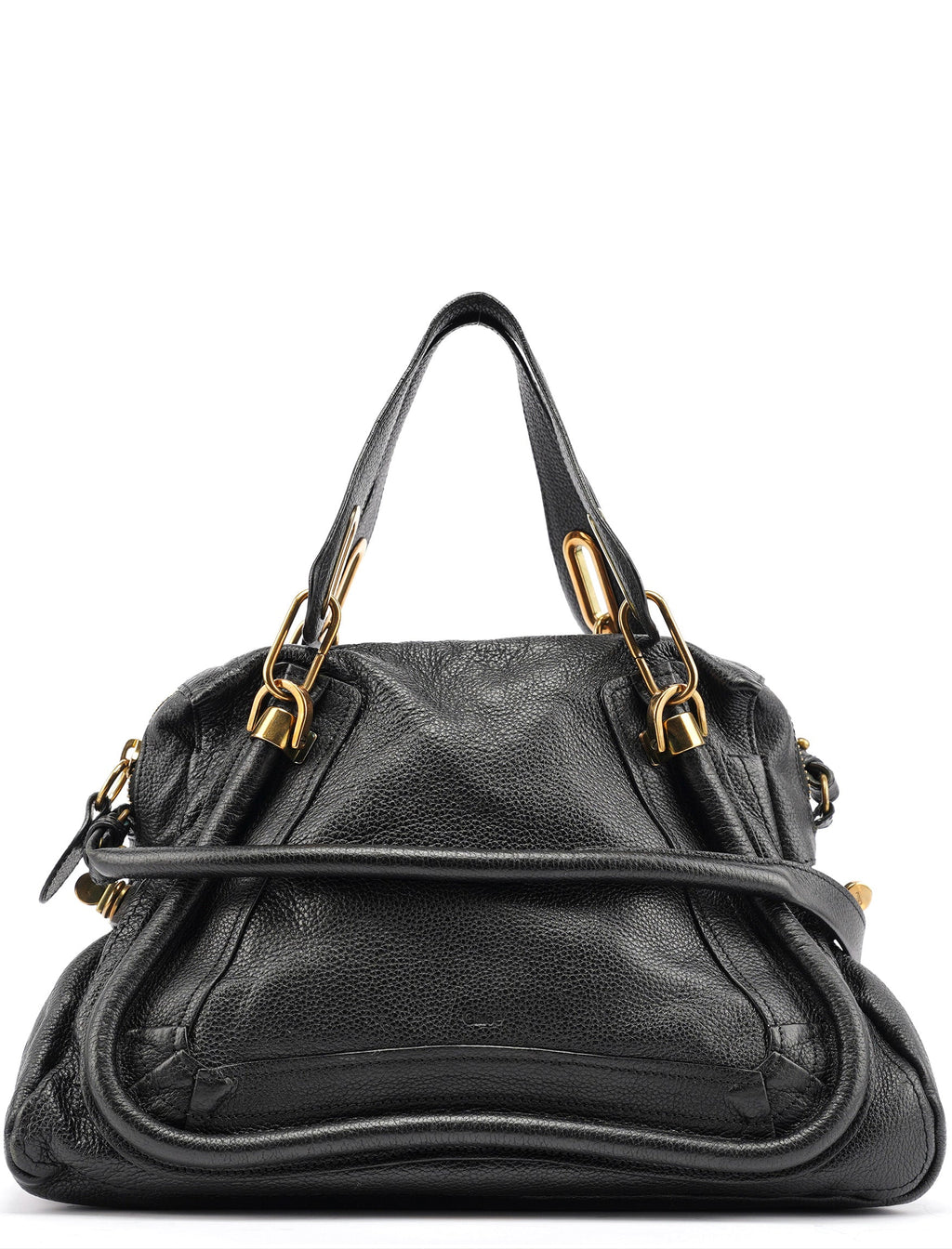 Black Leather Paraty 2-Way Bag