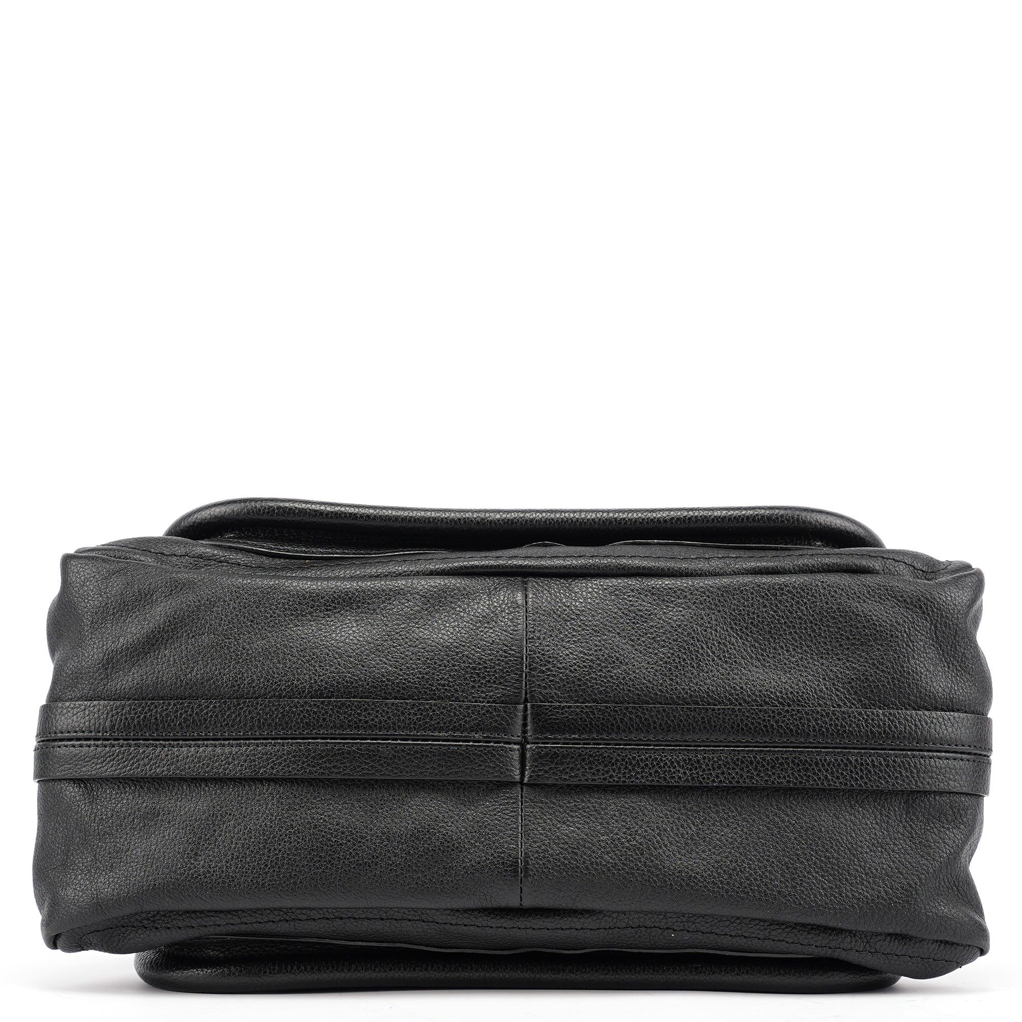 Black Leather Paraty 2-Way Bag