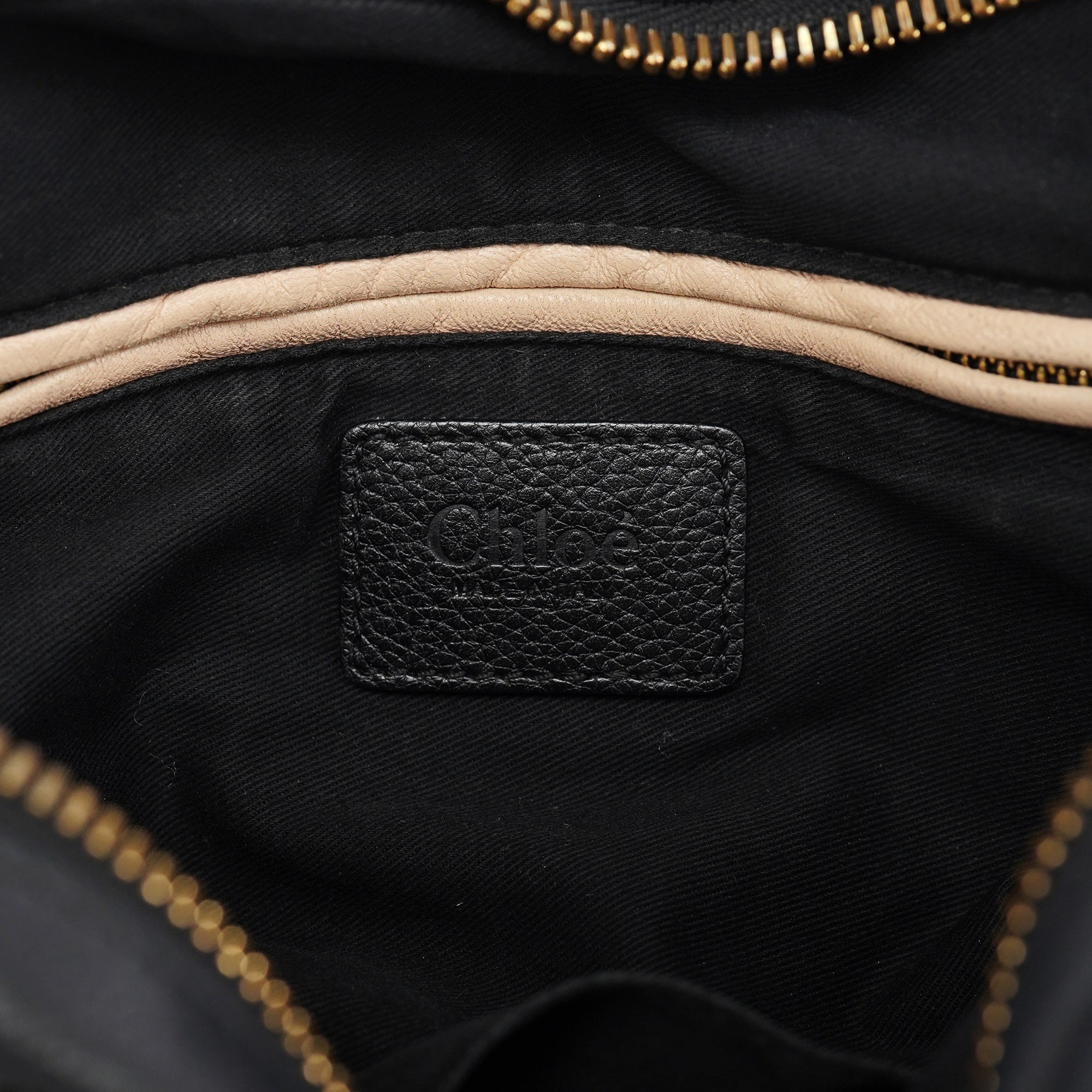 Black Leather Paraty 2-Way Bag