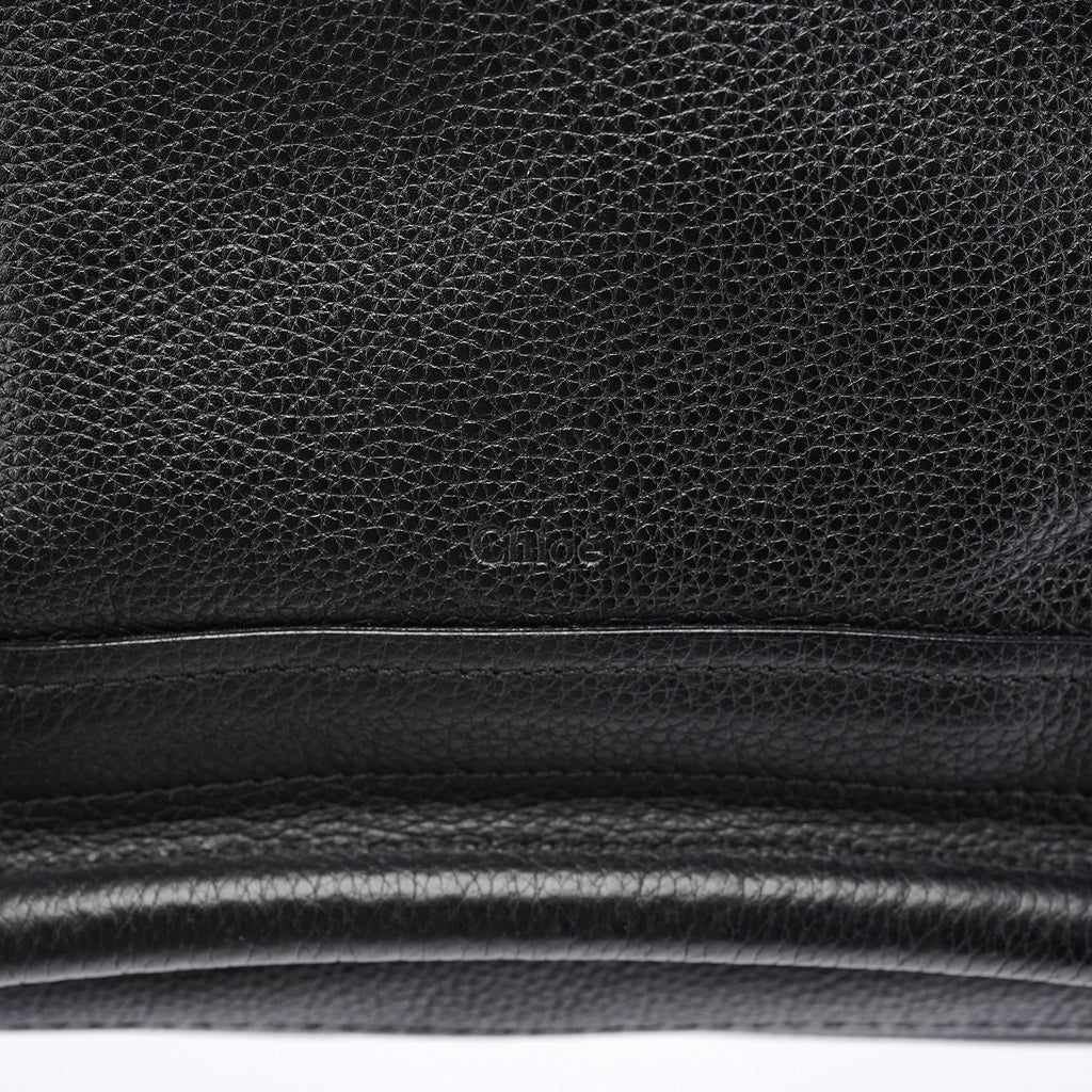 Black Leather Paraty 2-Way Bag