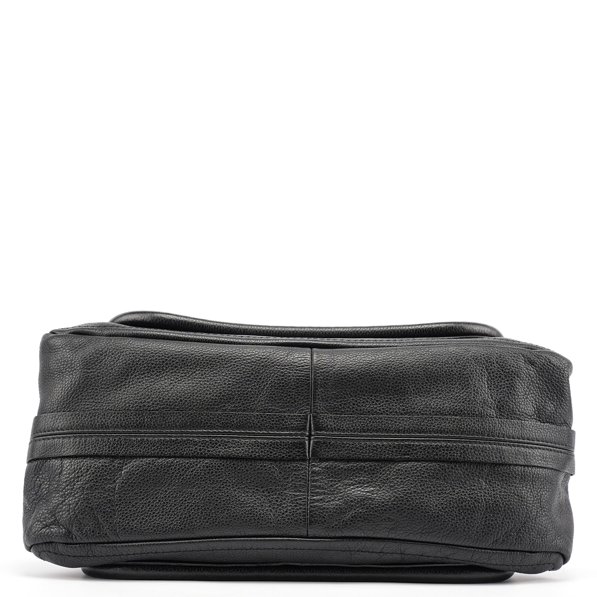 Black Leather Paraty 2-Way Bag