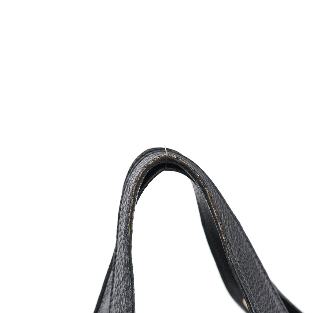 Black Leather Paraty 2-Way Bag
