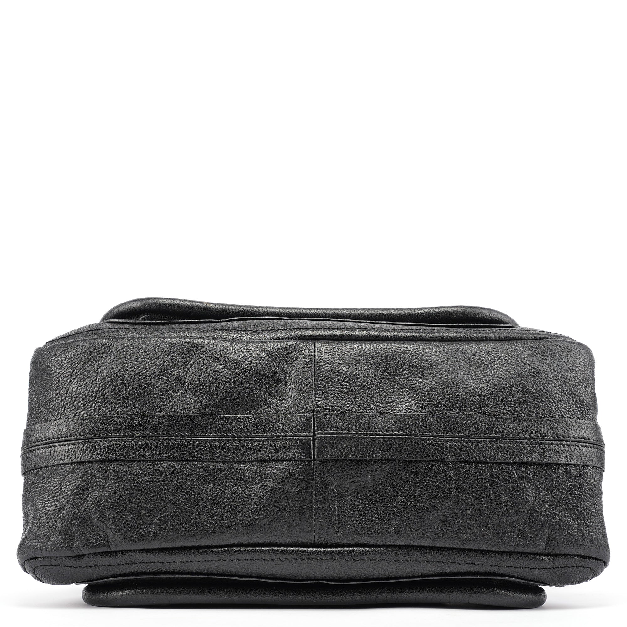 Black Leather Paraty 2-Way Bag