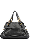 Black Leather Paraty 2-Way Bag