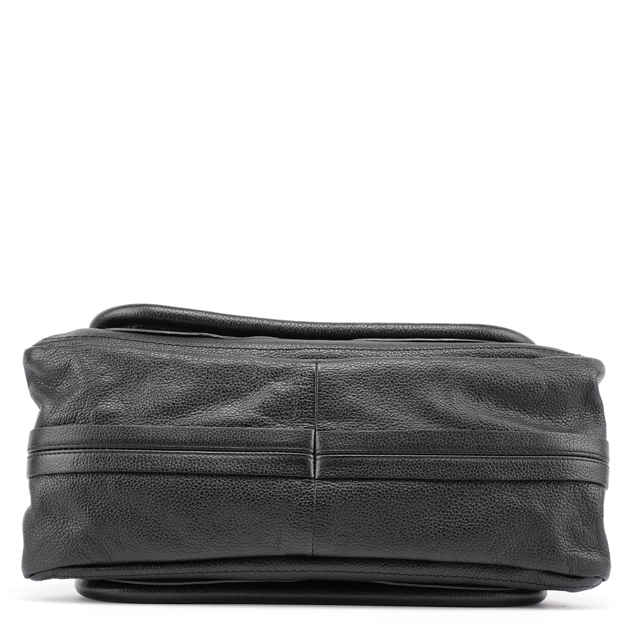 Black Leather Paraty 2-Way Bag