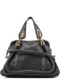 Black Leather Paraty 2-Way Bag