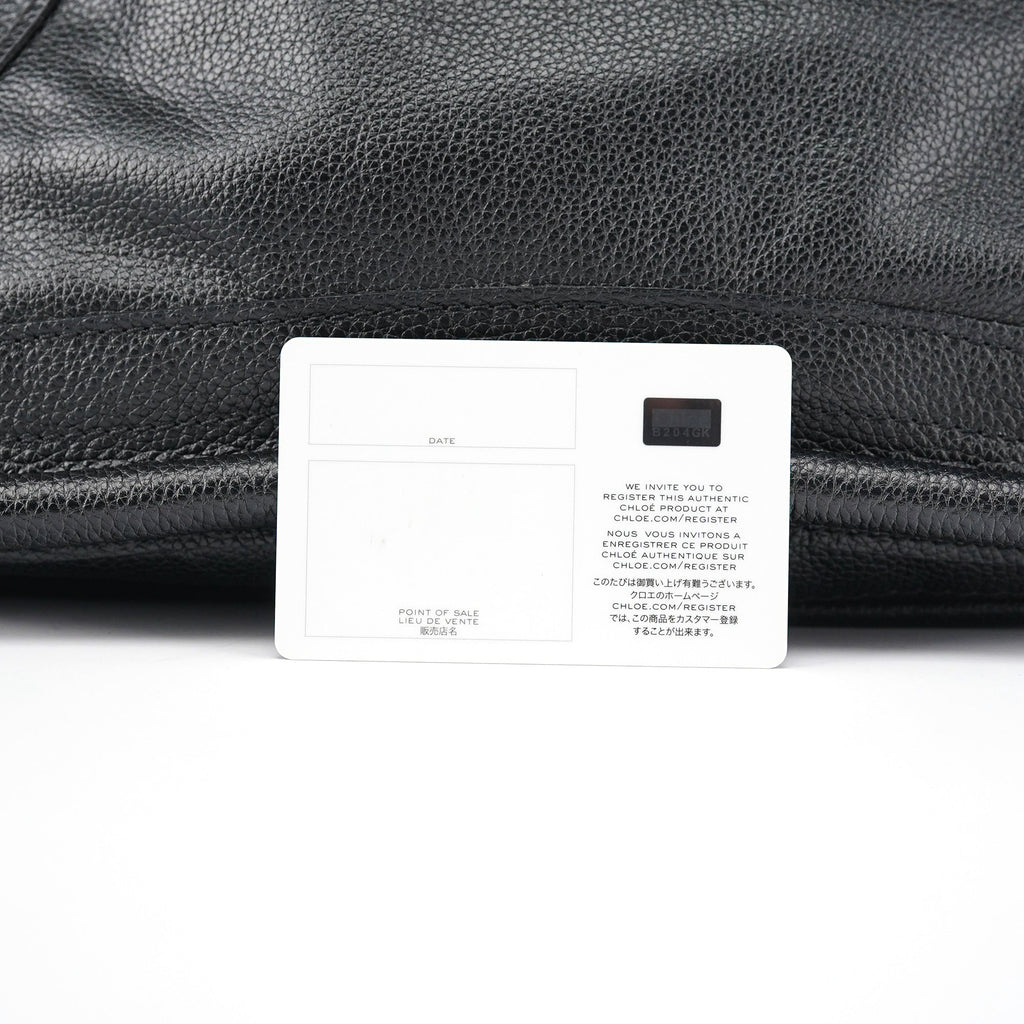 Black Leather Paraty 2-Way Bag