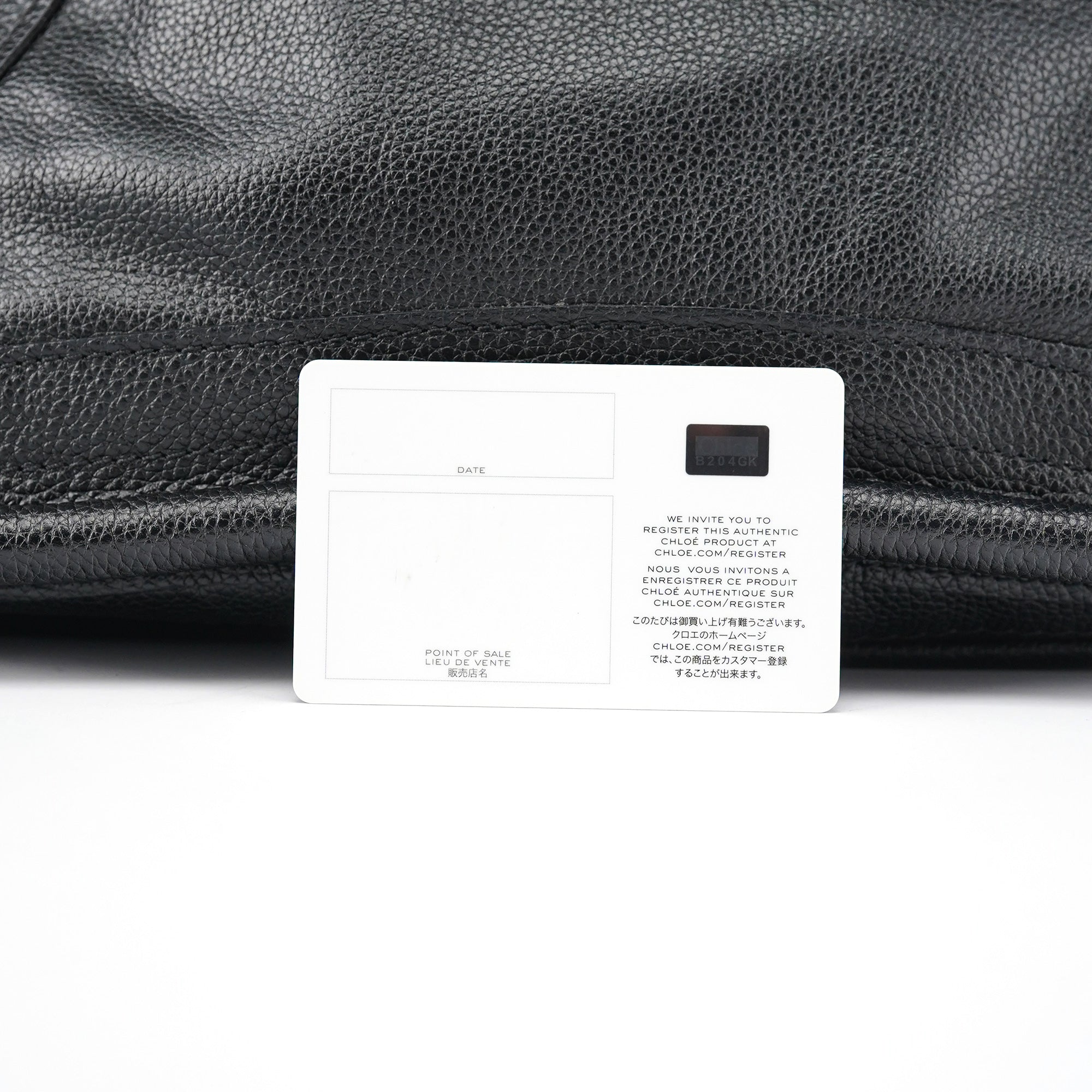 Black Leather Paraty 2-Way Bag