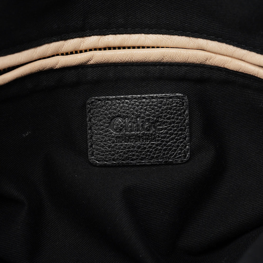 Black Leather Paraty 2-Way Bag