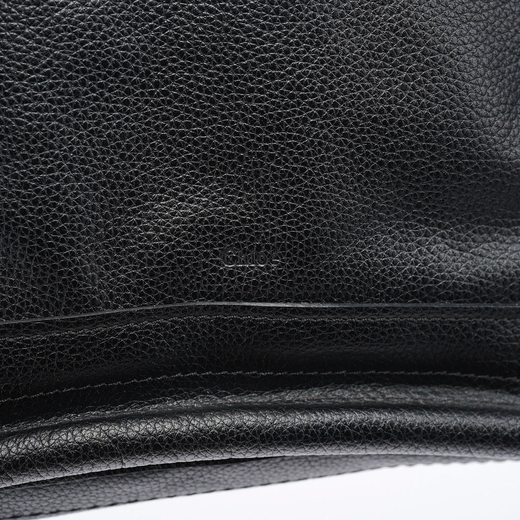Black Leather Paraty 2-Way Bag