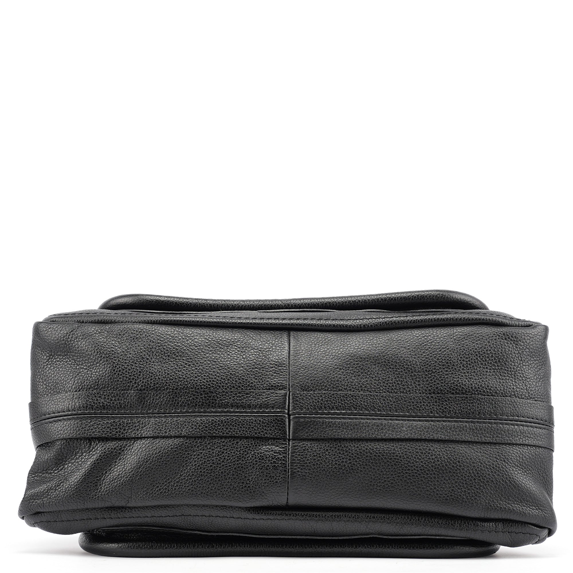 Black Leather Paraty 2-Way Bag