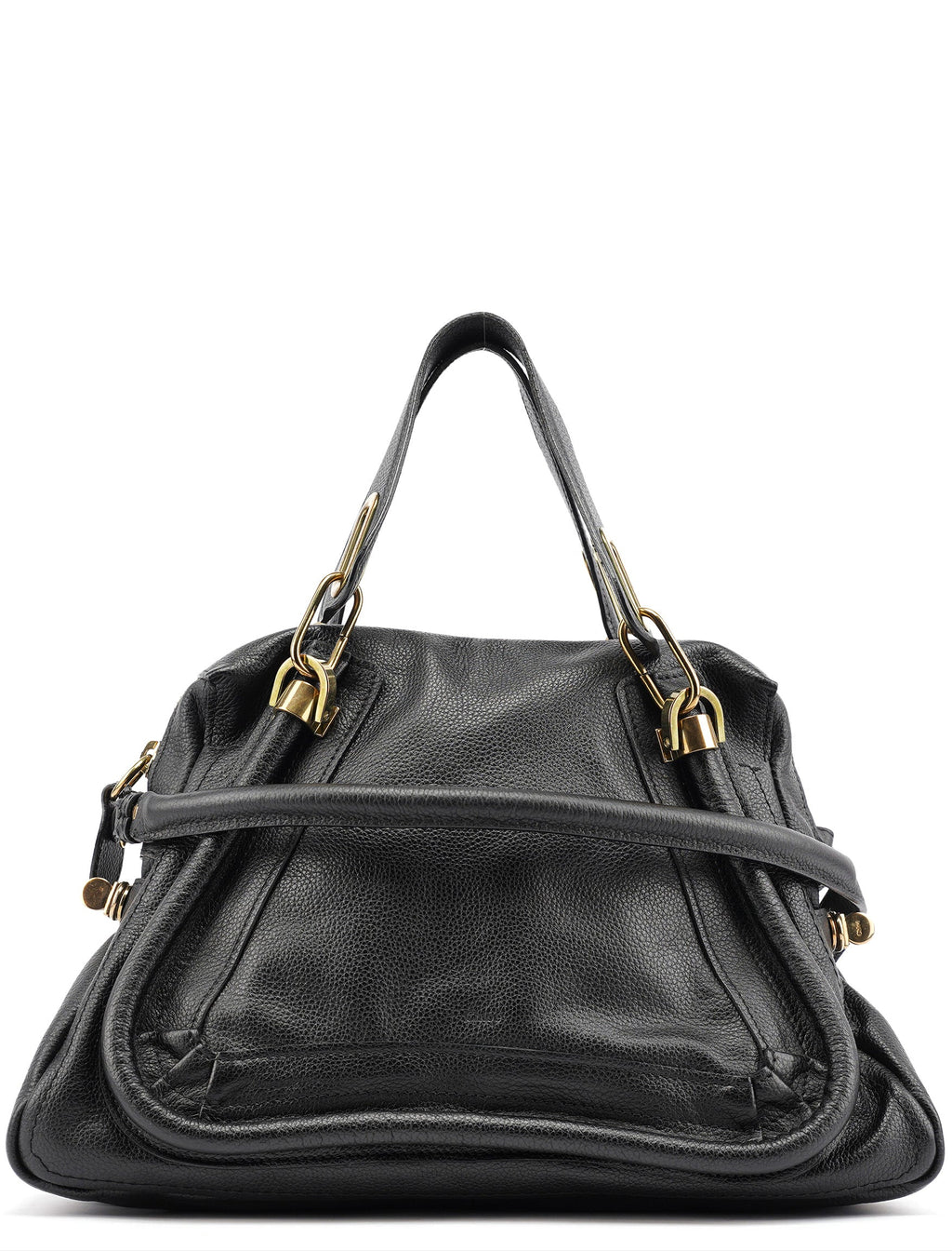 Black Leather Paraty 2-Way Bag