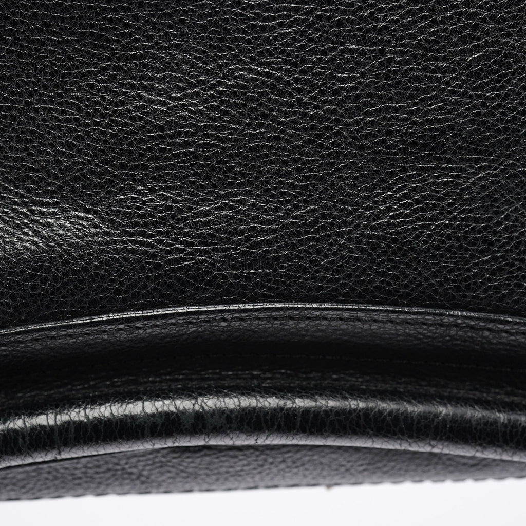 Black Leather Paraty 2-Way Bag