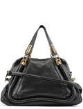 Black Leather Paraty 2-Way Bag