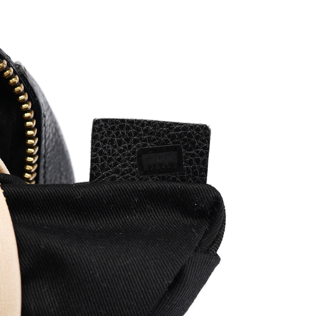 Black Leather Paraty 2-Way Bag