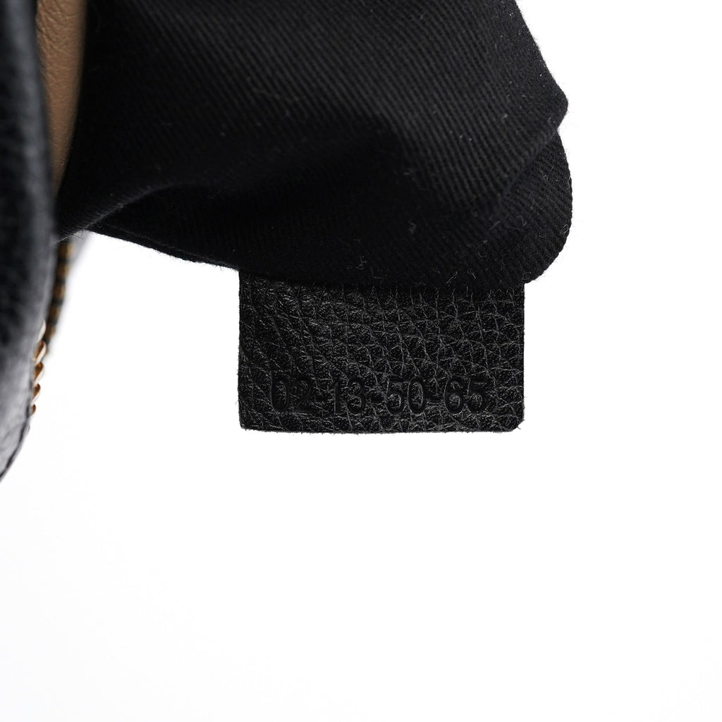 Black Leather Paraty 2-Way Bag