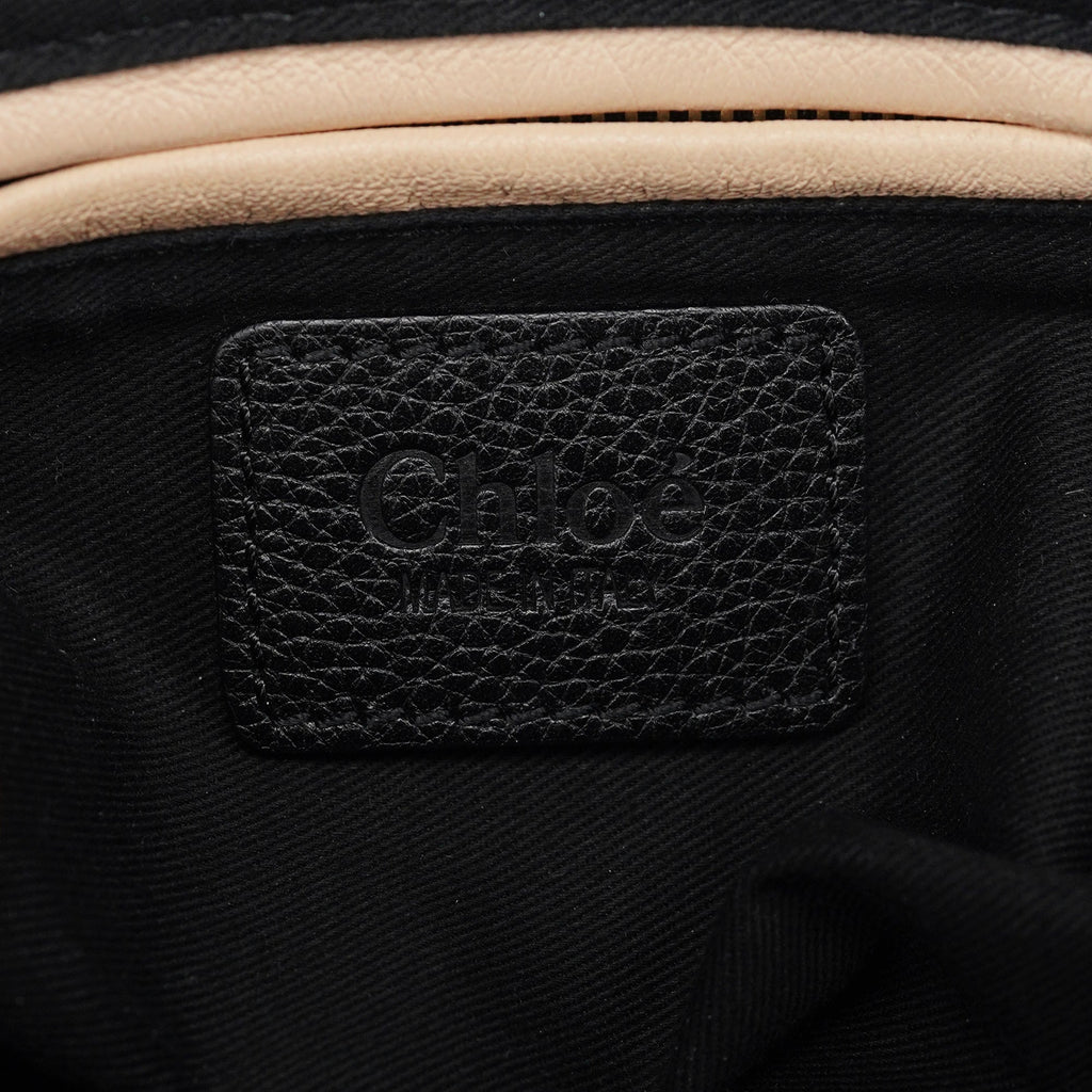 Black Leather Paraty 2-Way Bag
