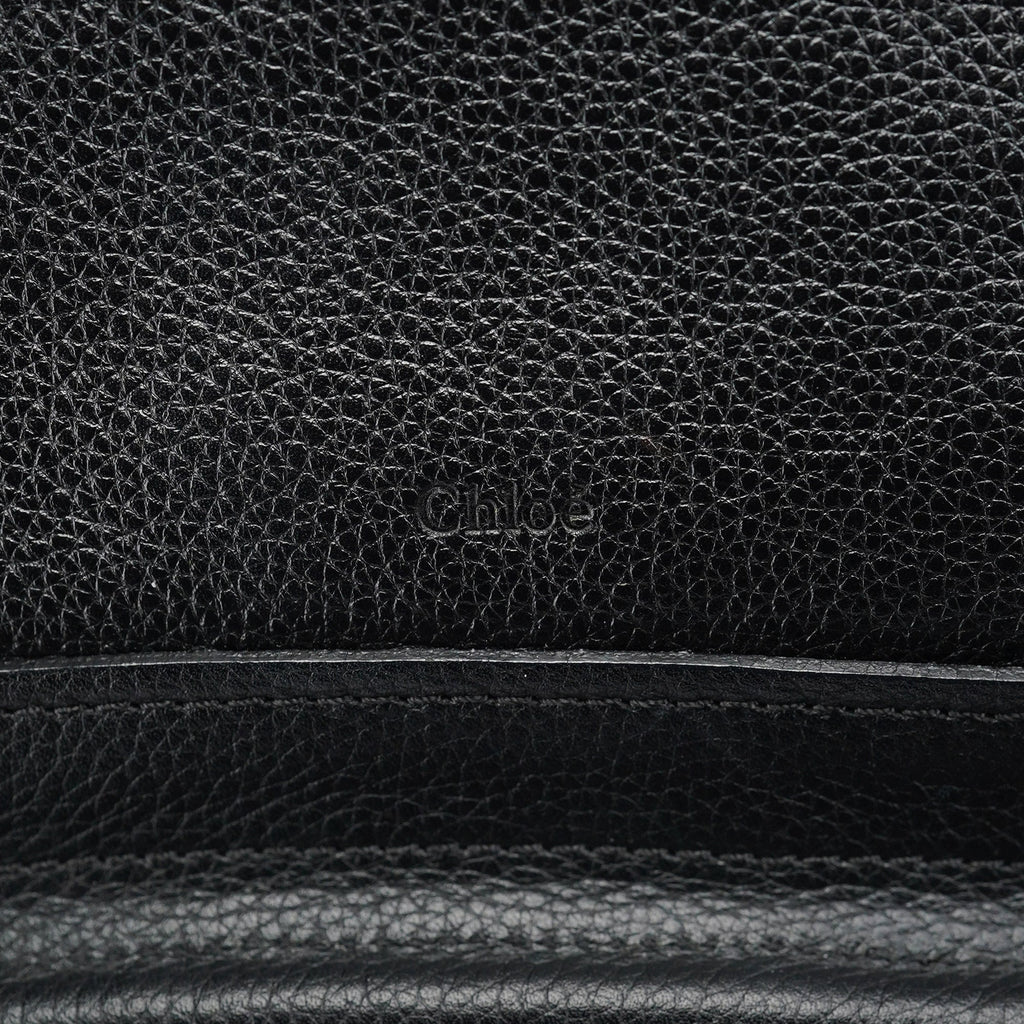 Black Leather Paraty 2-Way Bag