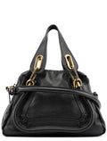 Black Leather Paraty 2-Way Bag