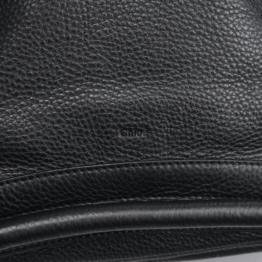 Black Leather Paraty 2-Way Bag